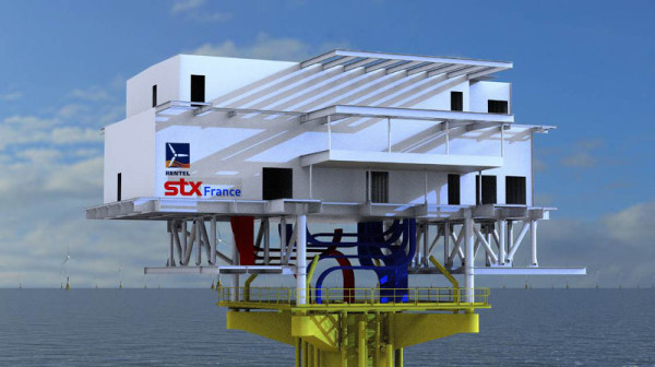 La sous-station électrique de STX